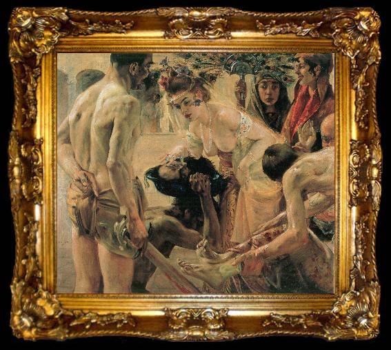 framed  Lovis Corinth Salome, ta009-2